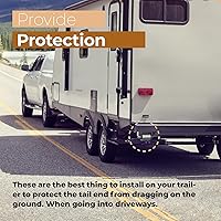 Vista 4 de Rueda de rodillo de acero resistente de 2 pulgadas con ajuste de grasa para remolques de caravana, autocaravanas y quintas ruedas, paquete de 2