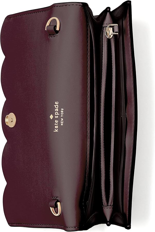 Kate Spade Gemma Wallet on a Chain Crossbody Handbag (Cherrywood
