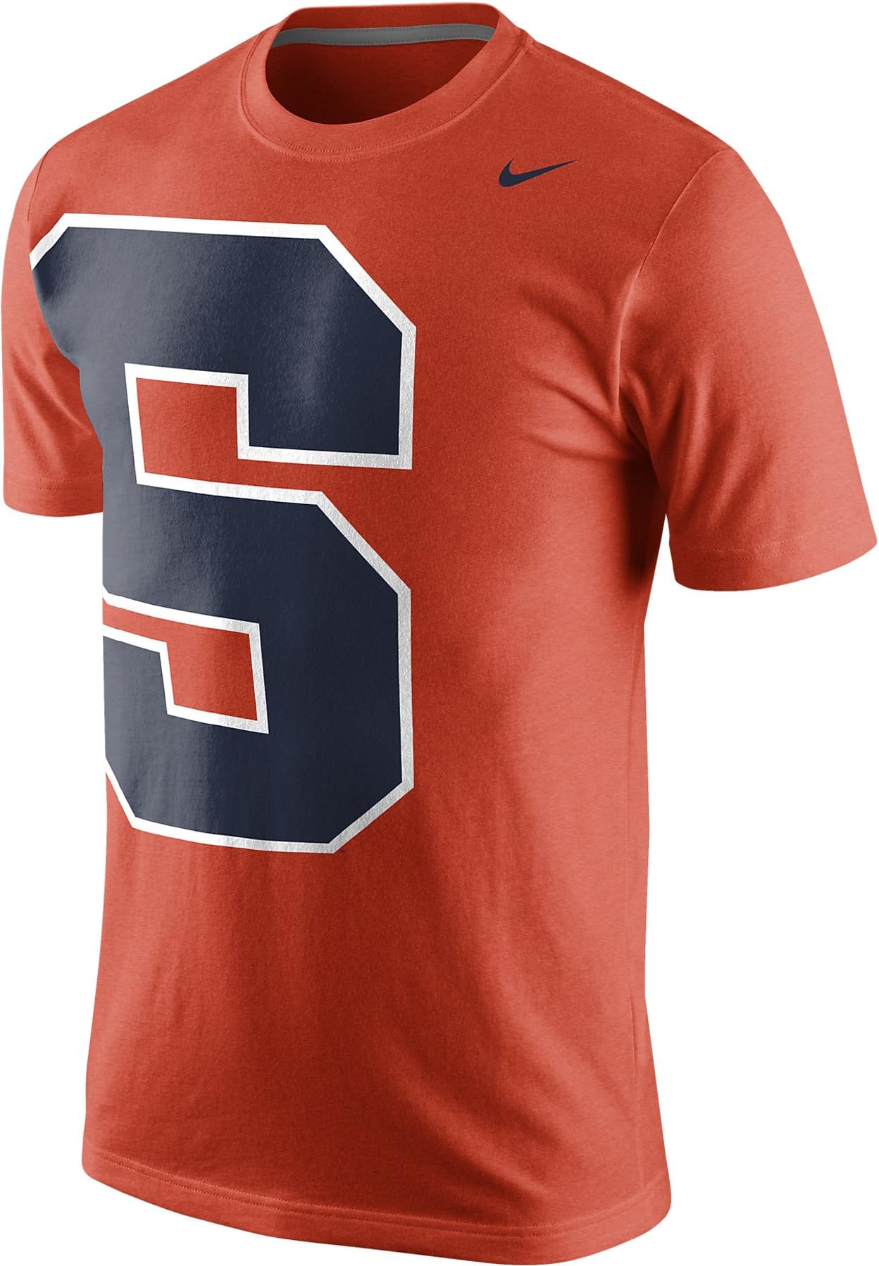 Nike Syracuse Orange Men's Mascot Oversized Logo Tri-Blend T-Shirt (Medium, Orange Heather)