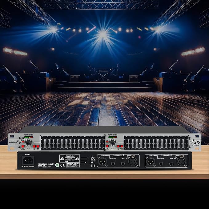Ecualizador gráfico estéreo de 15 bandas EQ-215S miniatura 9