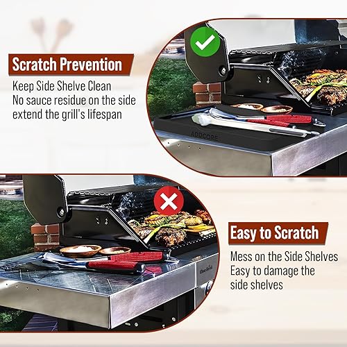 Miniatura 5 de Alfombrilla de silicona para cucharón, soporte para utensilios de cocina, almohadilla de goteo, resistente al calor para estufa y parrilla,