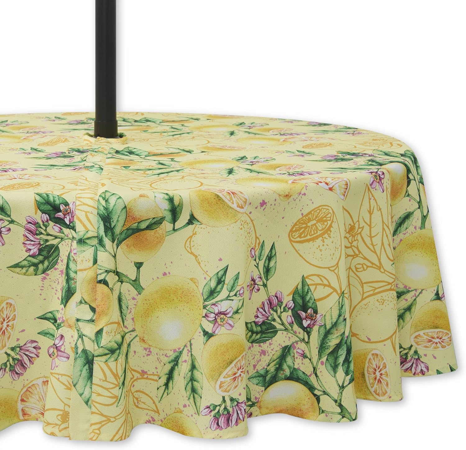 YiHomer Spring & Summer Outdoor Table Cloth 60 Inch Round Tablecloth