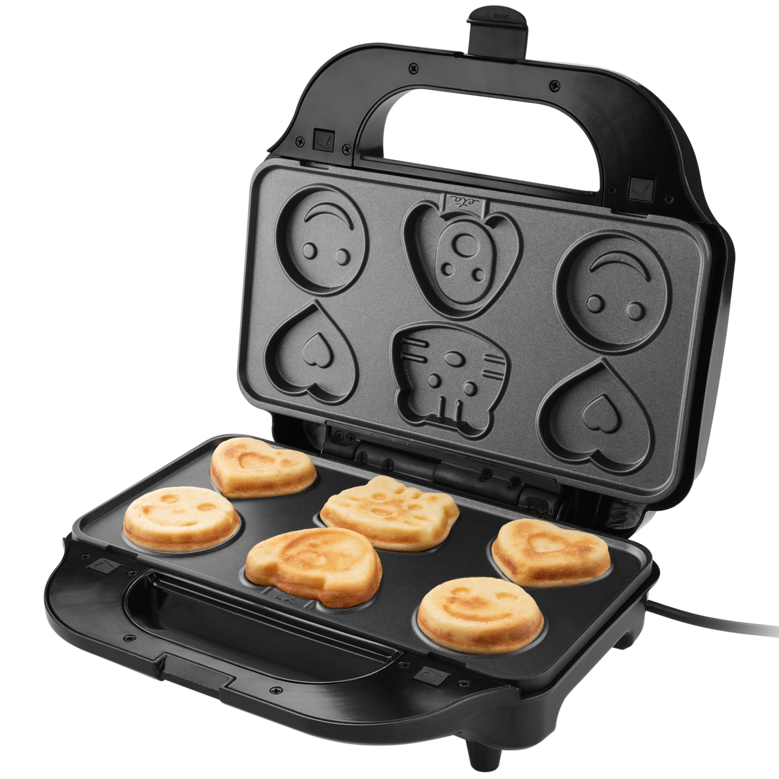 ETA Sandwich maker 6 in 1 I Sorento Plus, rivestimento antiaderente per una facile pulizia senza bruciatura, 900 Watt, piastra per waffle, barbecue e molto altro ancora