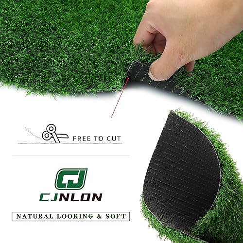 Miniatura 3 de CJNLON Hierba artificial, parches de césped artificial de 12 x 12 pulgadas para camino de mesa, decoración de hadas, decoración de habitación
