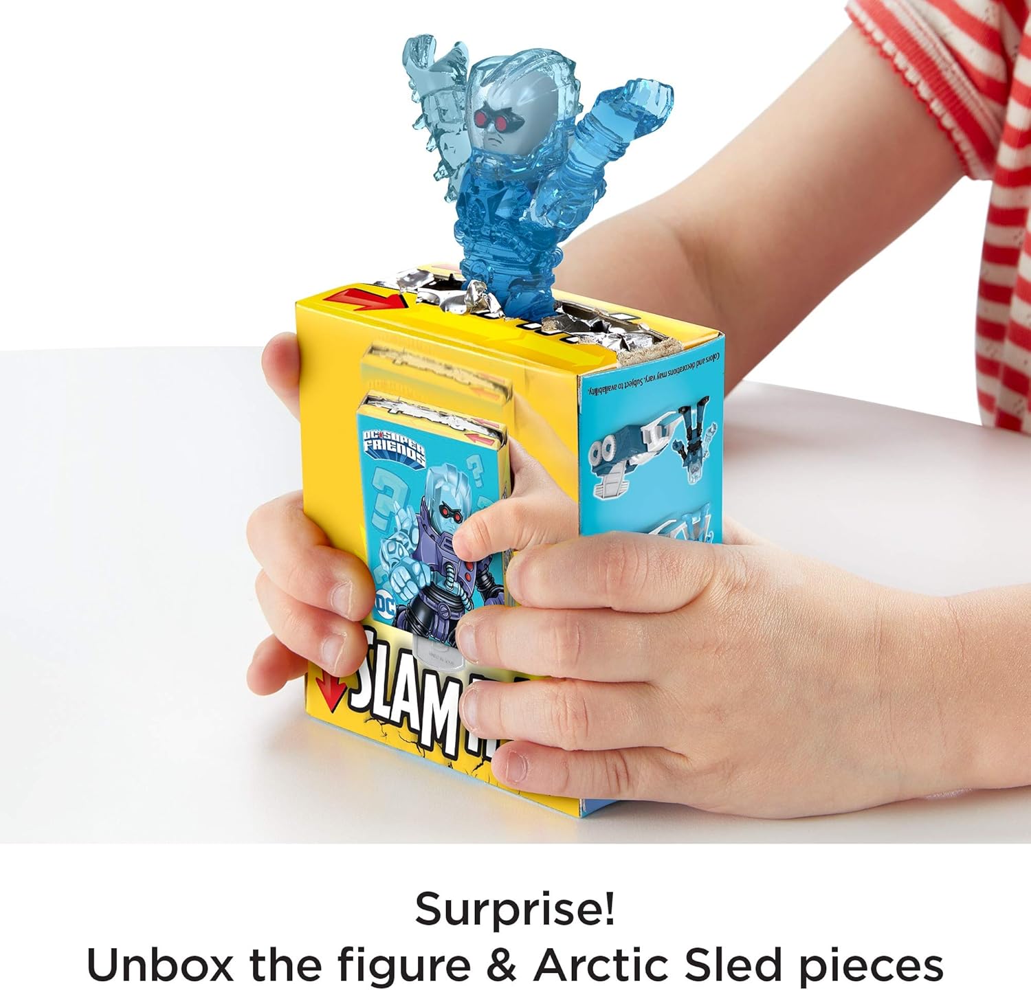 Imaginext DC Super Friends Slammers! Arctic Sled and Mystery Figure