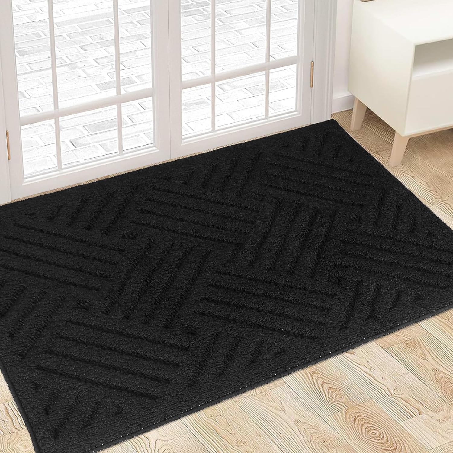 Door Mat 19.6x31.5 Inch Doormat Indoor Non Slip Front Door Mat Dirt