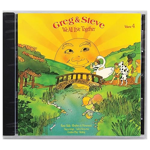Greg & Steve Producciones YM-004CD Greg & Steve We All Live Together Vol. 4 CD