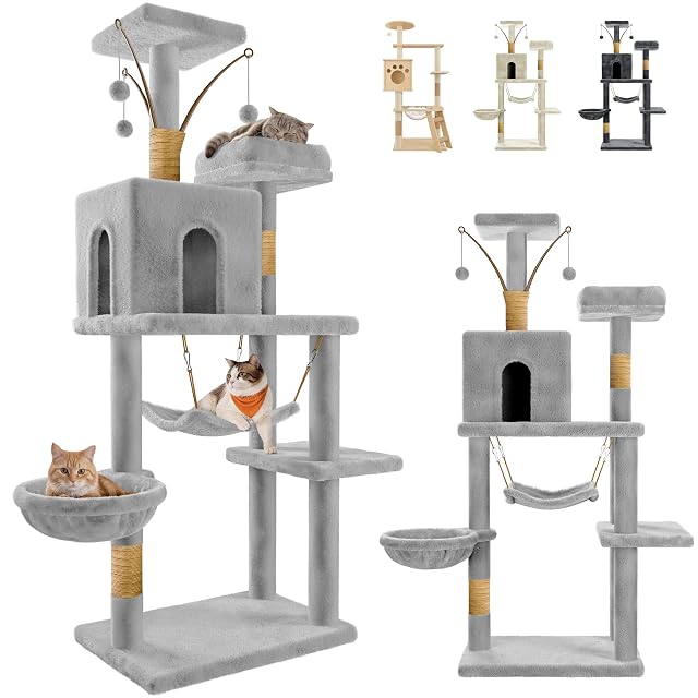 JUPPLIES Árbol Rascador para Gatos 143 cm