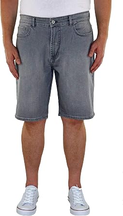Marina del Rey Bermudas para hombre de material elástico, tallas grandes:  Amazon.es: Ropa