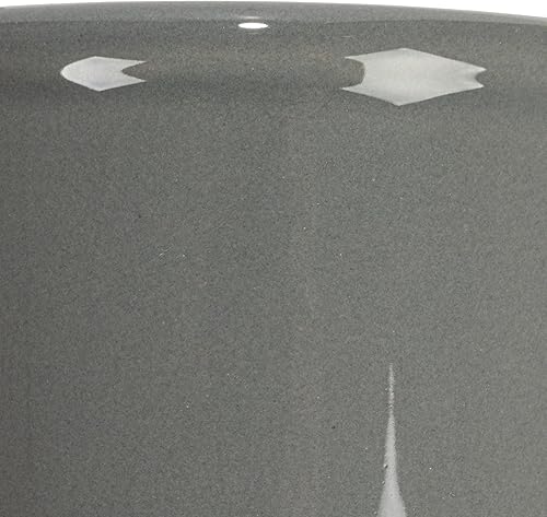 Miniatura 6 de Creative Co-Op Soporte de metal de cerámica de granja, Crocks grises y blancos