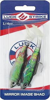 Luck E Strike Mirror Image Shad Paddle Tail Soft Plastic Swimbait