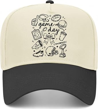 Game Day Football Mix Vintage Trucker Hat | Premium Adjustable Snapback Baseball Hat for Men & Women