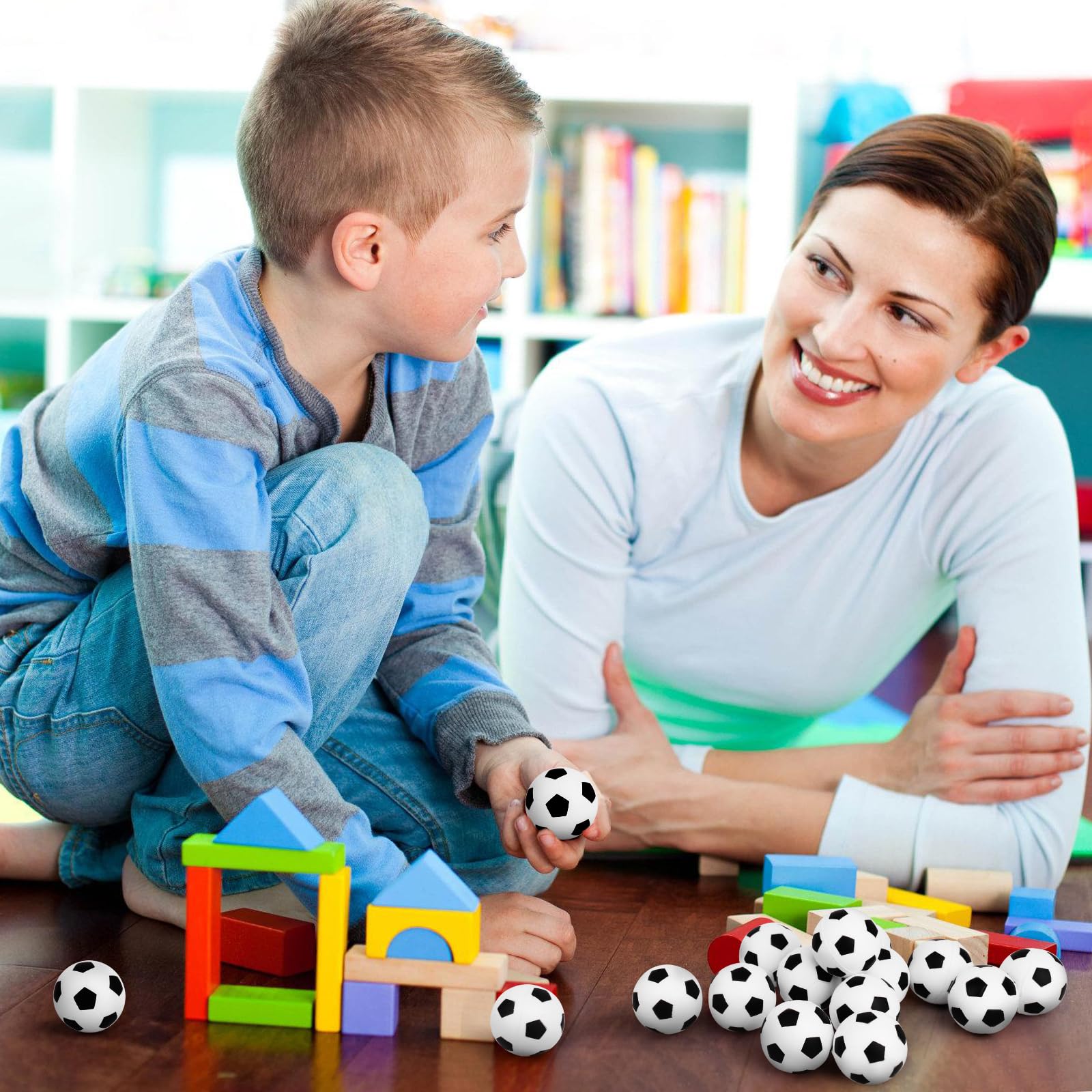Snapklik.com : Mini Soccer Stress Ball 20 Packs Soccer Party Favors ...