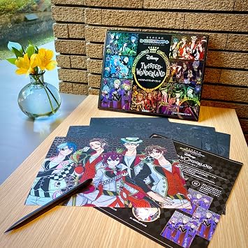 Gakken Q750801 Healing Scratch Art Disney Twisted Wonderland