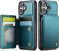 Vista 88 de Vinich Funda tipo cartera para iPhone 11 con soporte para tarjetas, bloqueo RFID, ranuras de crédito, función atril, a prueba de golpes, para Negro