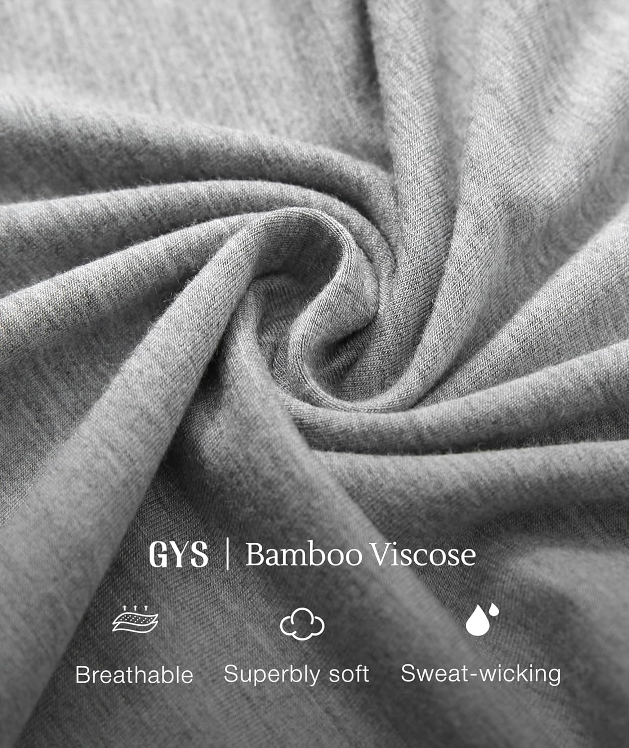 GYS Bamboo Viscose Womens Pajama Sets 2 Piece, Soft Short Sleeve Shirt and Bermuda Shorts Pajamas Set Lounge Sets - Image 6