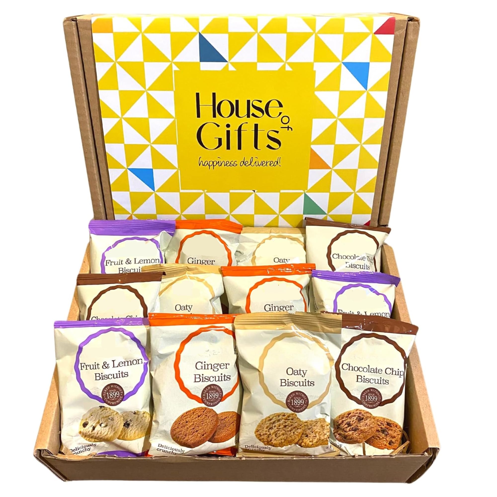 Biscuits Gift Set Biscuit Hamper Including 12 Packs of Two Grandma Wild's Classic Biscuits (24 Single Total) Ideal Biscuit Lovers Gift