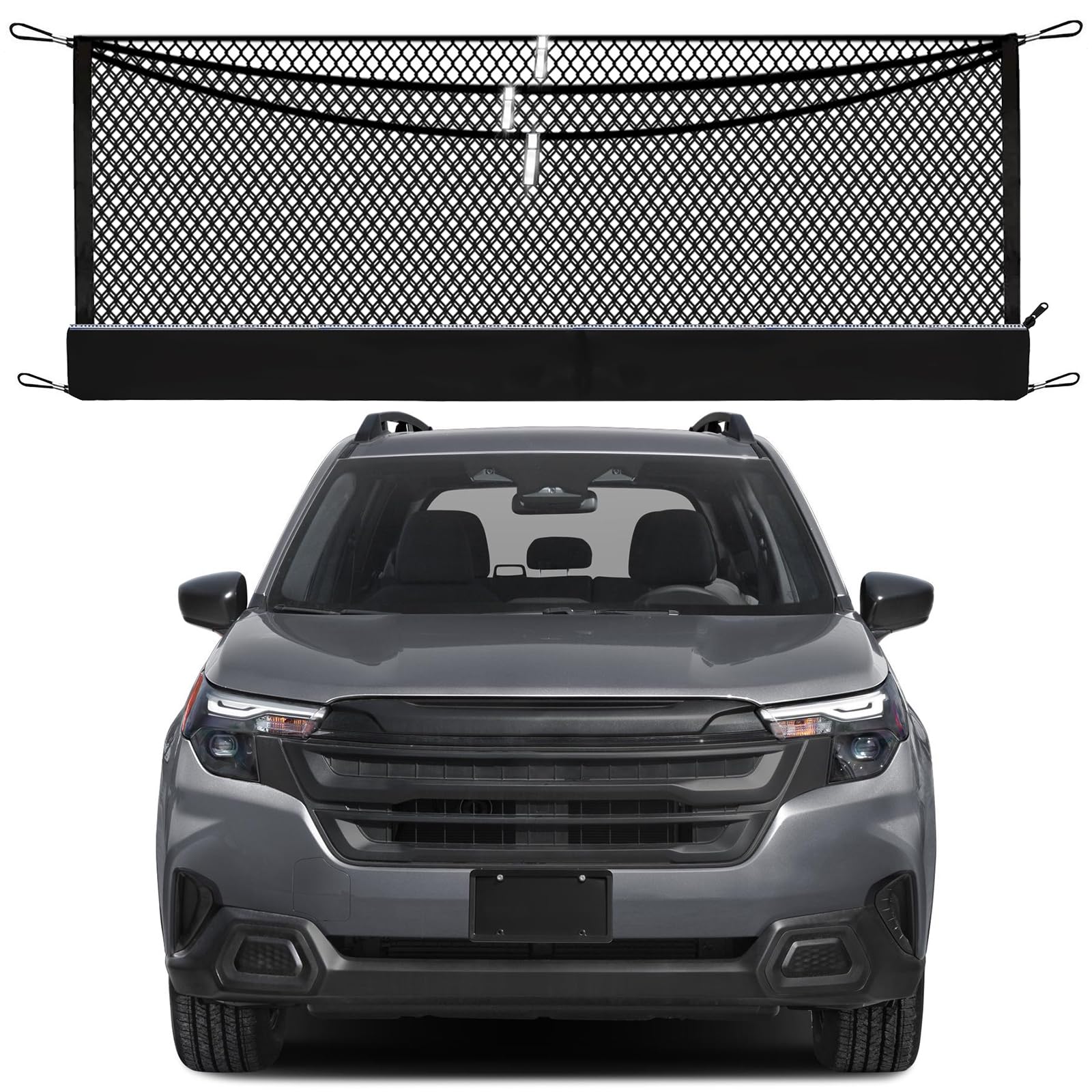3-Layer Cargo Net for Subaru Forester 2025-2026, Zoned Storage Trunk Net