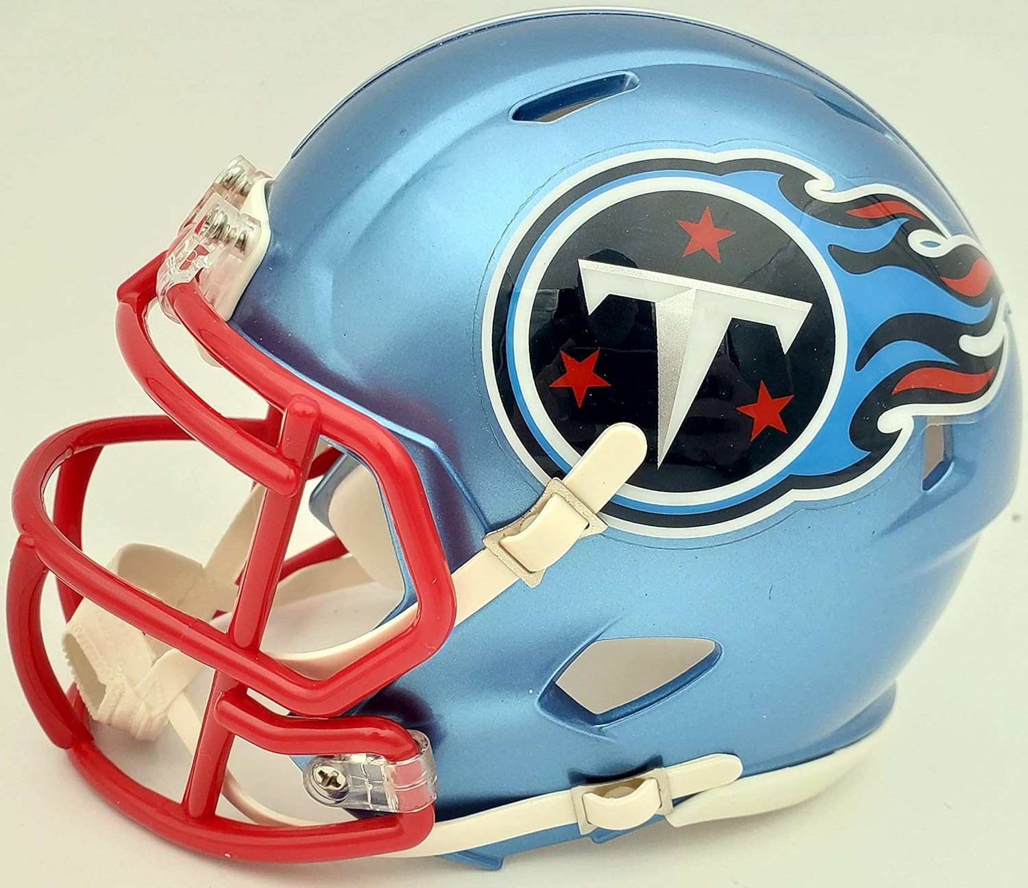 Ryan Tannehill Autographed Flash Blue Speed Mini Helmet Beckett BAS QR Stock #197225