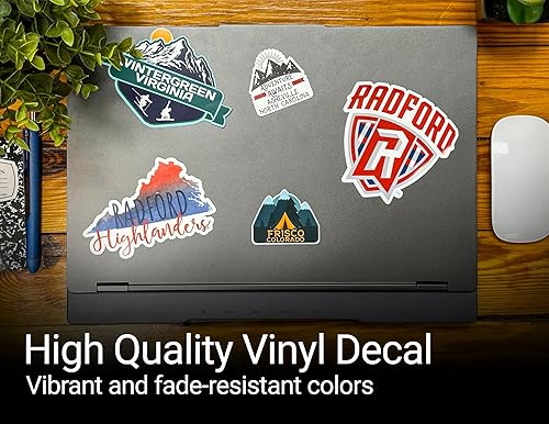 Miniatura 2 de Hampton Bays New York Souvenir - Calcomanía de vinilo (4 pulgadas), diseño de brújula