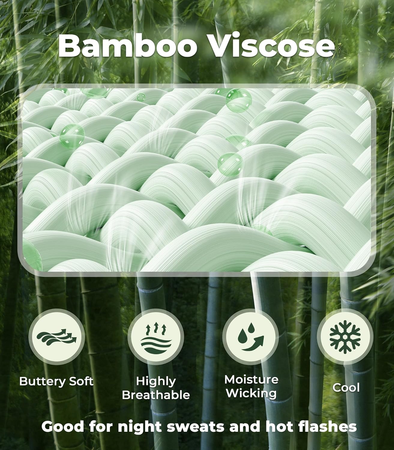 NACHILA Women's Pajamas Pants Soft Joggers Cooling Sleep Pants Comfy Pj Bottoms,Viscose Made from Bamboo S-XL - Image 6