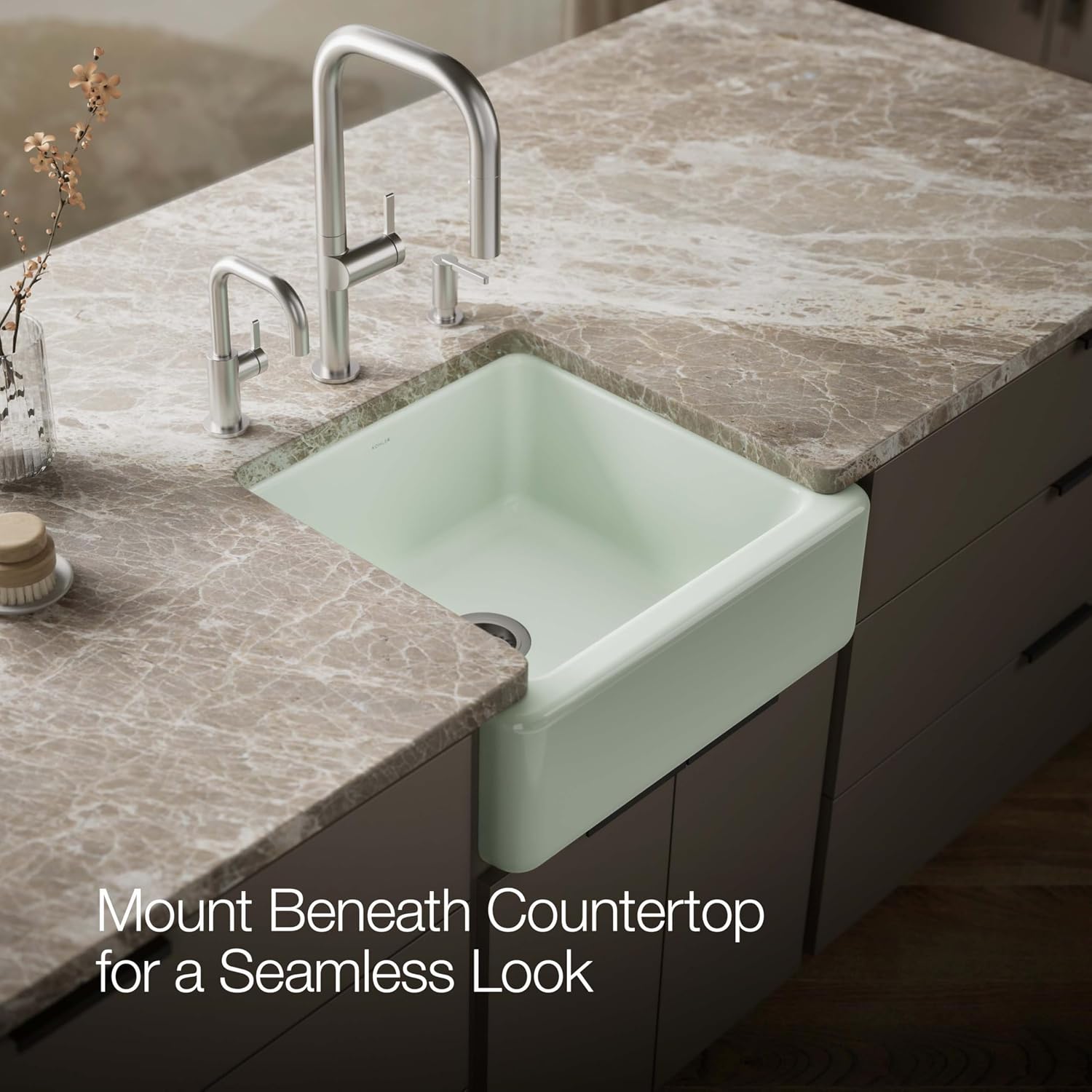 Whitehaven 23-1/2 in. Undermount Single-Bowl Farmhouse Kitchen Sink