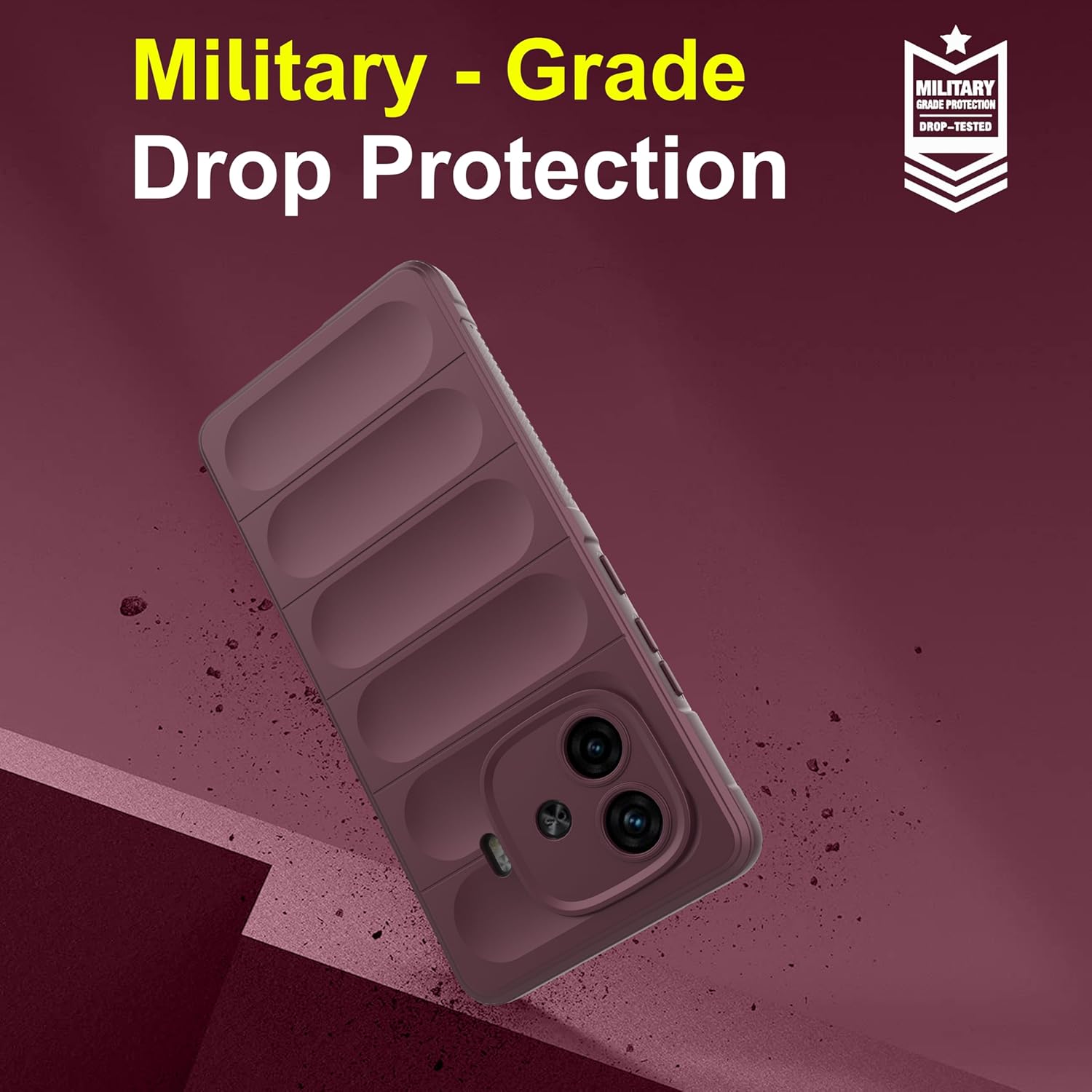 amazon basics Back Case Cover for iQOO Neo 10R | Compatible for iQOO Neo 10R Back Cover | Liquid Silicon Magic Case with Camera Protection | Plum offers donot miss