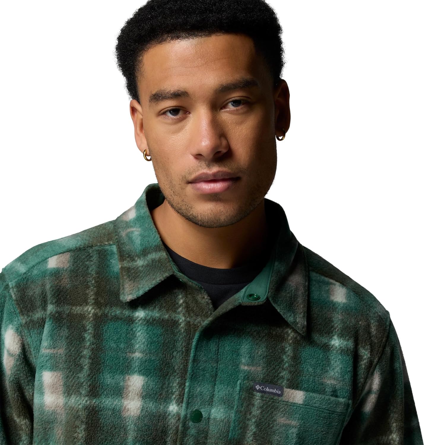 Columbia Mens Steens Mountain Printed Shirt Jacket Ii