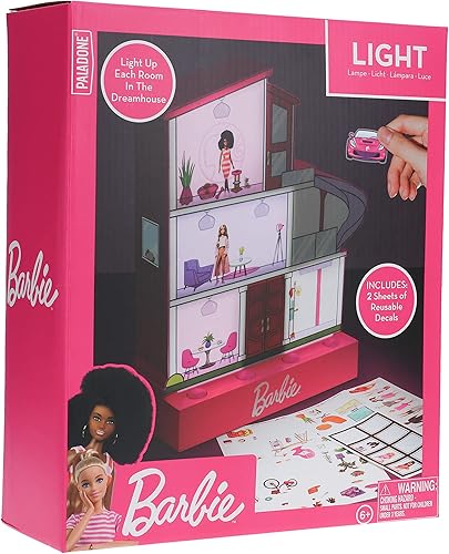 Miniatura 4 de Paladone Barbie Dreamhouse - Luz nocturna personalizable para niñas