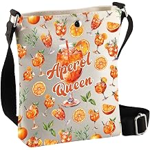 BDPWSS Aperol Spritz Gift Aperol Spritz Summer Drink Cocktail Crossbody Purse Aperol Queen Gift Cocktail Party Supplies