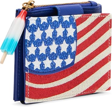 Betsey Johnson Red, White, Betsey Wallet