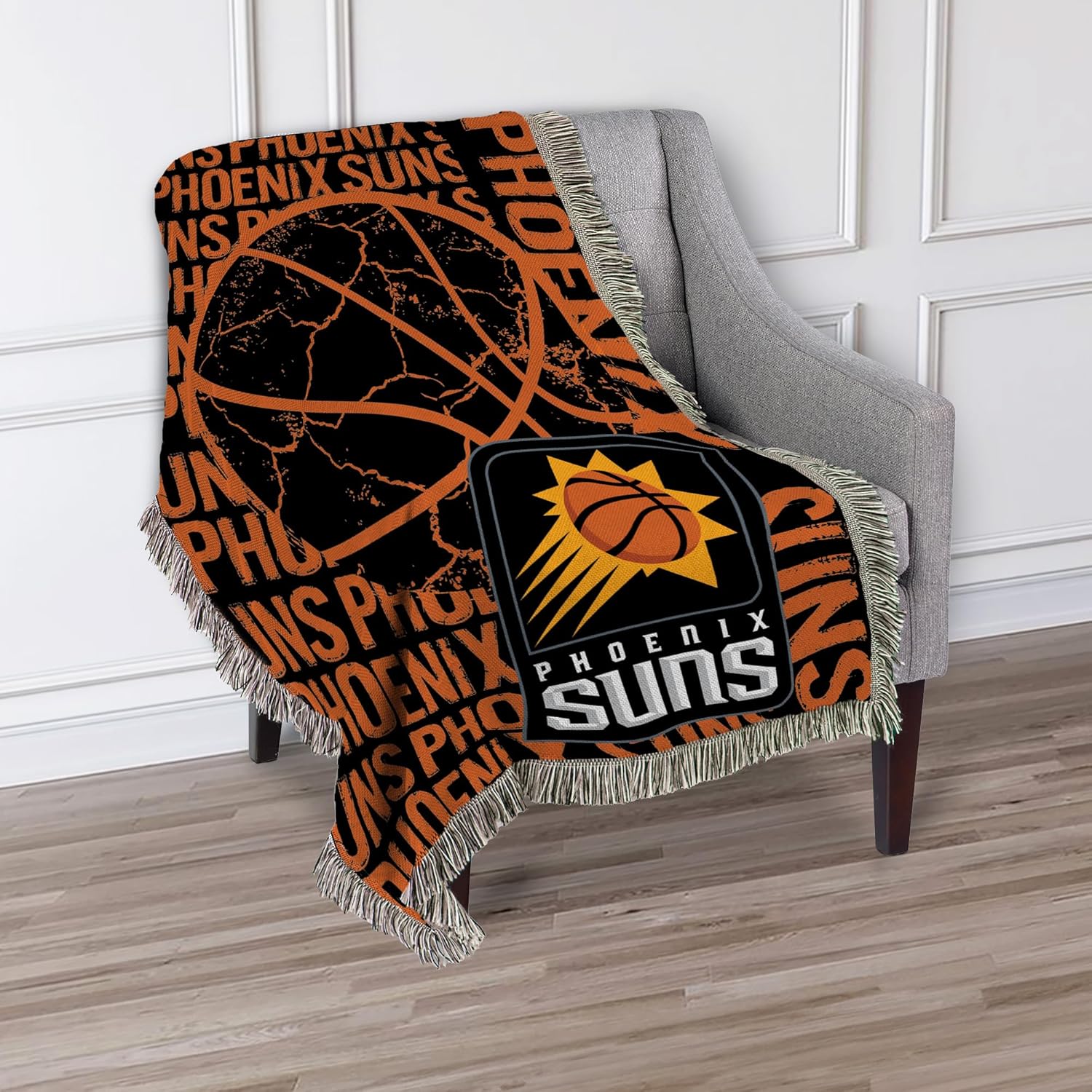 Northwest NBA Unisex-Adult Woven Jacquard Throw Blanket - Image 3