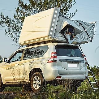 Starres Dachzelt für 4-5 Personen, hydraulische Installation in 3 Sekunden, wasserdicht und UV50+, Conv. für Autos, SUV, LKW