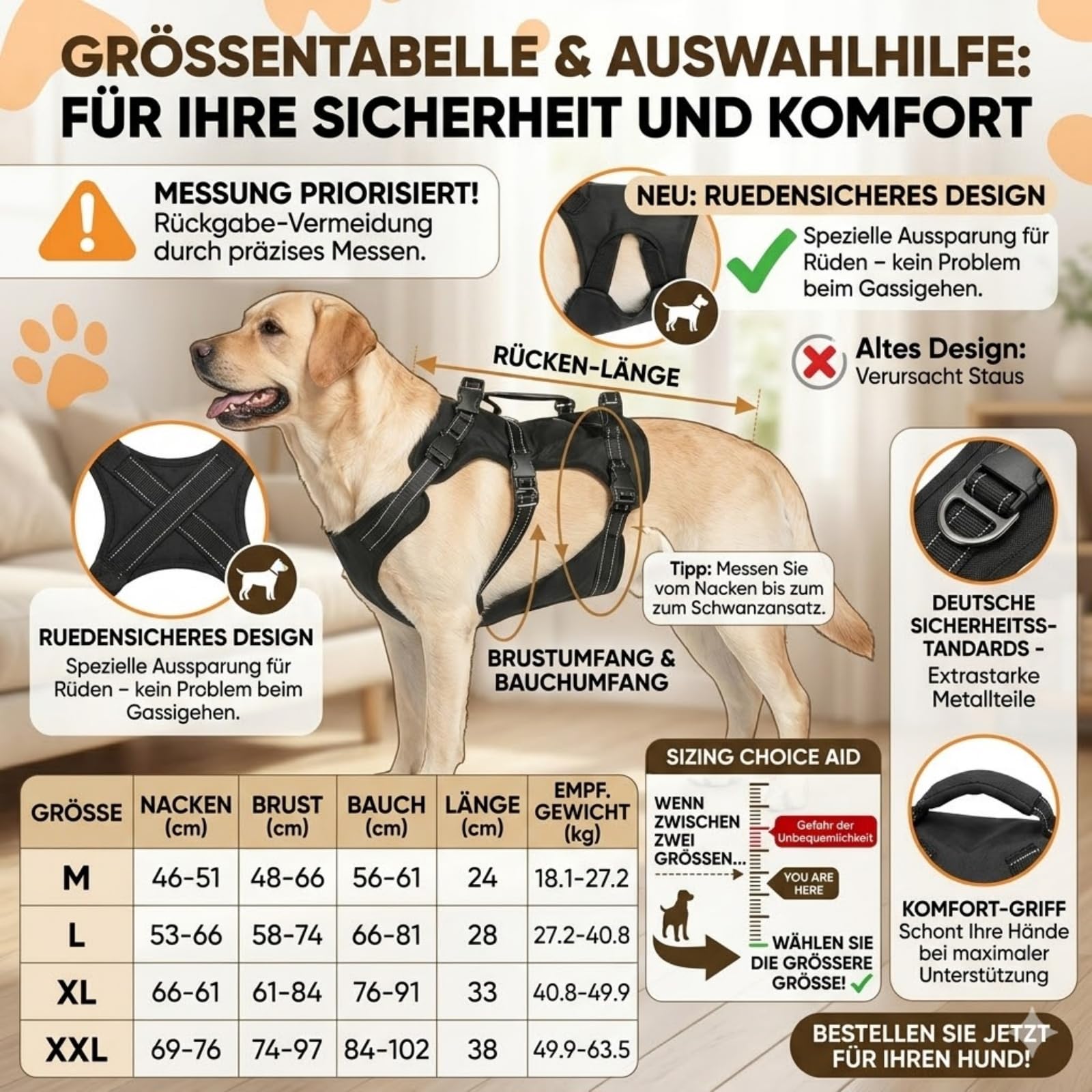 BENCMATE Arnés de elevación para perro, correa de recuperación ajustable con tiras reflectantes cosidas, chaleco de rehabilitación para perros, chaleco transpirable para ancianos, discapacitados,