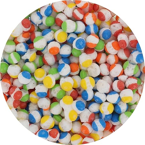 Vista 30 de Arctic Farms Caramelos liofilizados Frittles a granel en bolsas y en caja (sabores de bayas silvestres) (3 libras)