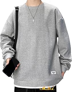 [Ferenbros] トレーナー メンズ パーカー メンズ 秋服 長袖 トップス かっこいい プルオーバー おしゃれ スウェット Tシャツ ゆったり 大きいサイズ ストリート 人気 秋 冬 春