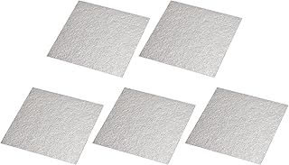 uxcell Microwave Oven Waveguide Cover Mica Plate Sheet Insulation Rectangle Board Repairing Kit 4.7 x 6 Inch 5pcs