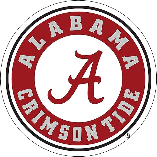 Alabama Crimson Tide, calcomanía de vinilo troquelada prémium de 3 pulgadas, con licencia oficial