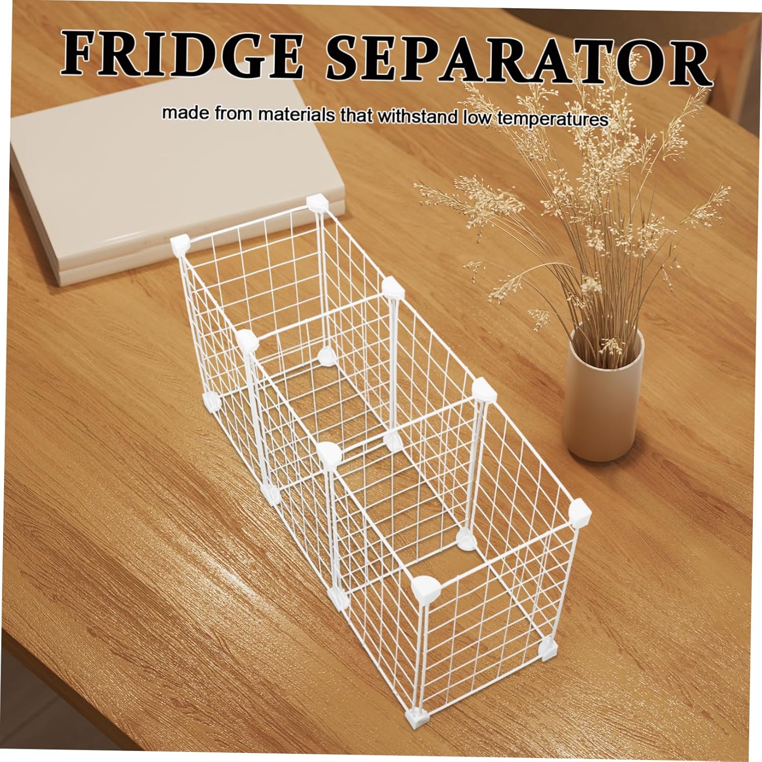 IMIKEYA Freezer Shelf Divider for Organizing Iron Partition for Home Refrigerators Easy Installation Cold-resistant Design for Freezer Organizing and Storage