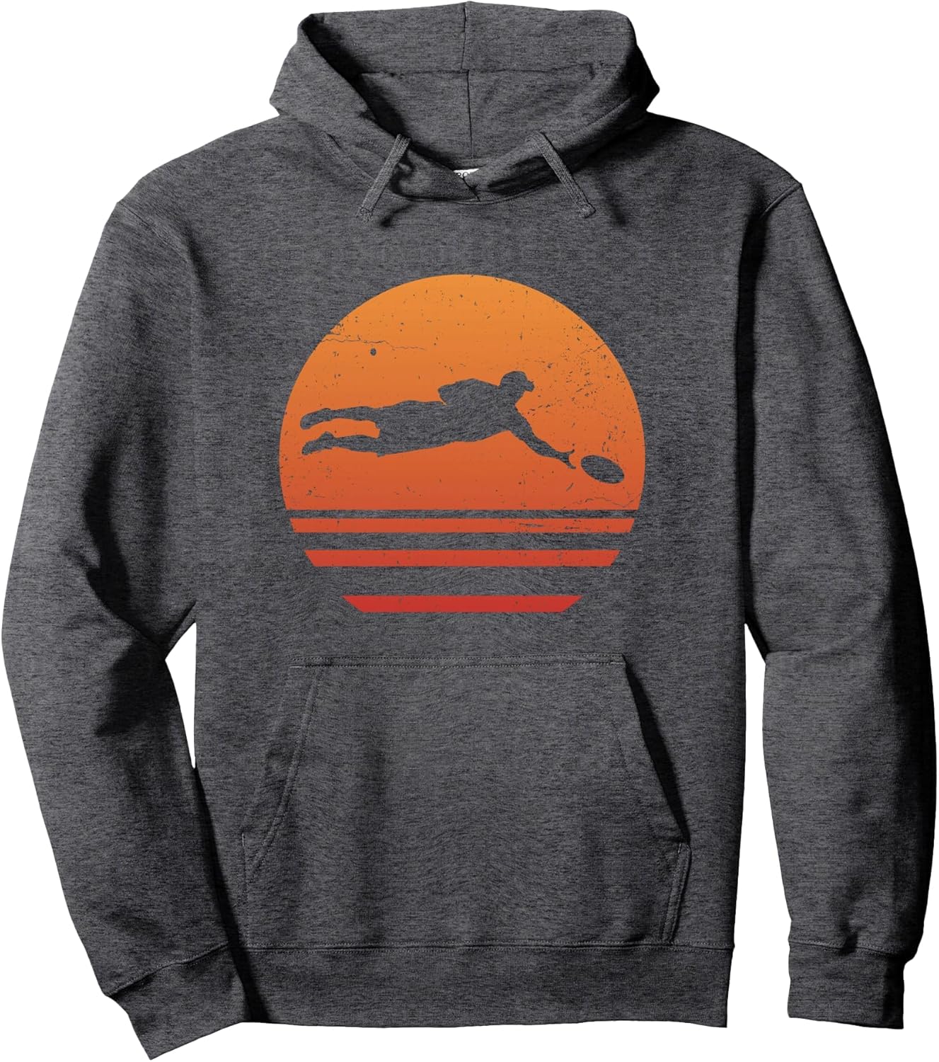Vintage Ultimate Frisbee Player Pullover Hoodie