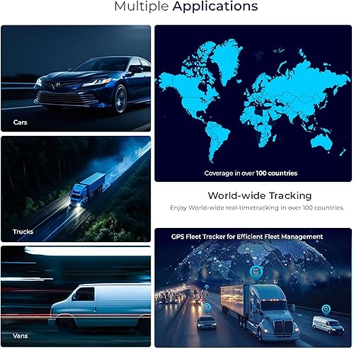 Miniatura 2 de Rastreador GPS Salind – Localizador magnético para coche y camión de servicio pesado, batería de hasta 180 días, dispositivo GPS antirrobo en tiempo