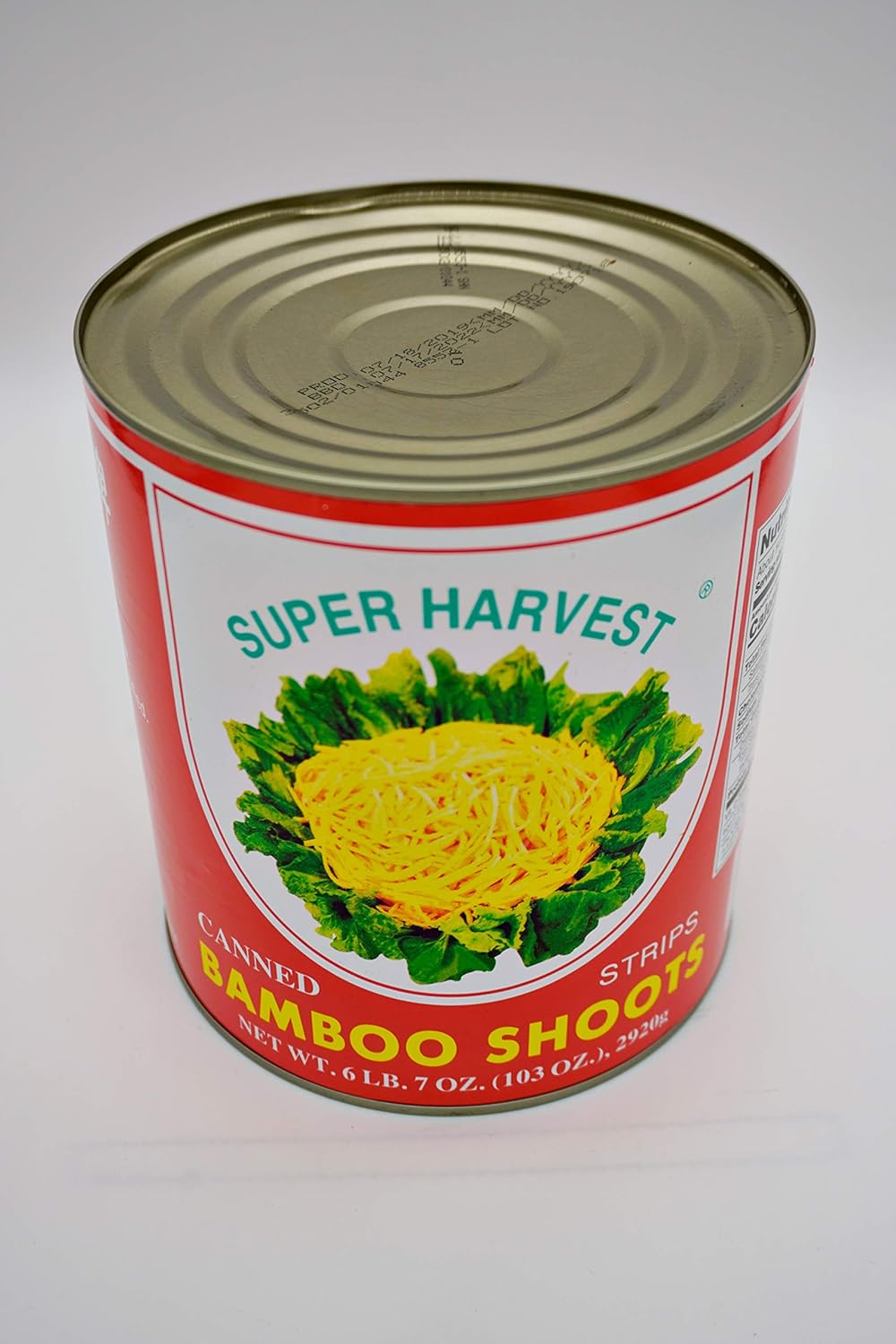 Super Harvest Brand - Bamboo Strips - 7 lb Can - 1 Count