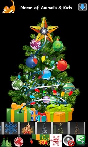 Decoração da árvore de Natal para Crianças - divertido e educativo jogo de aprendizagem pré-escolar