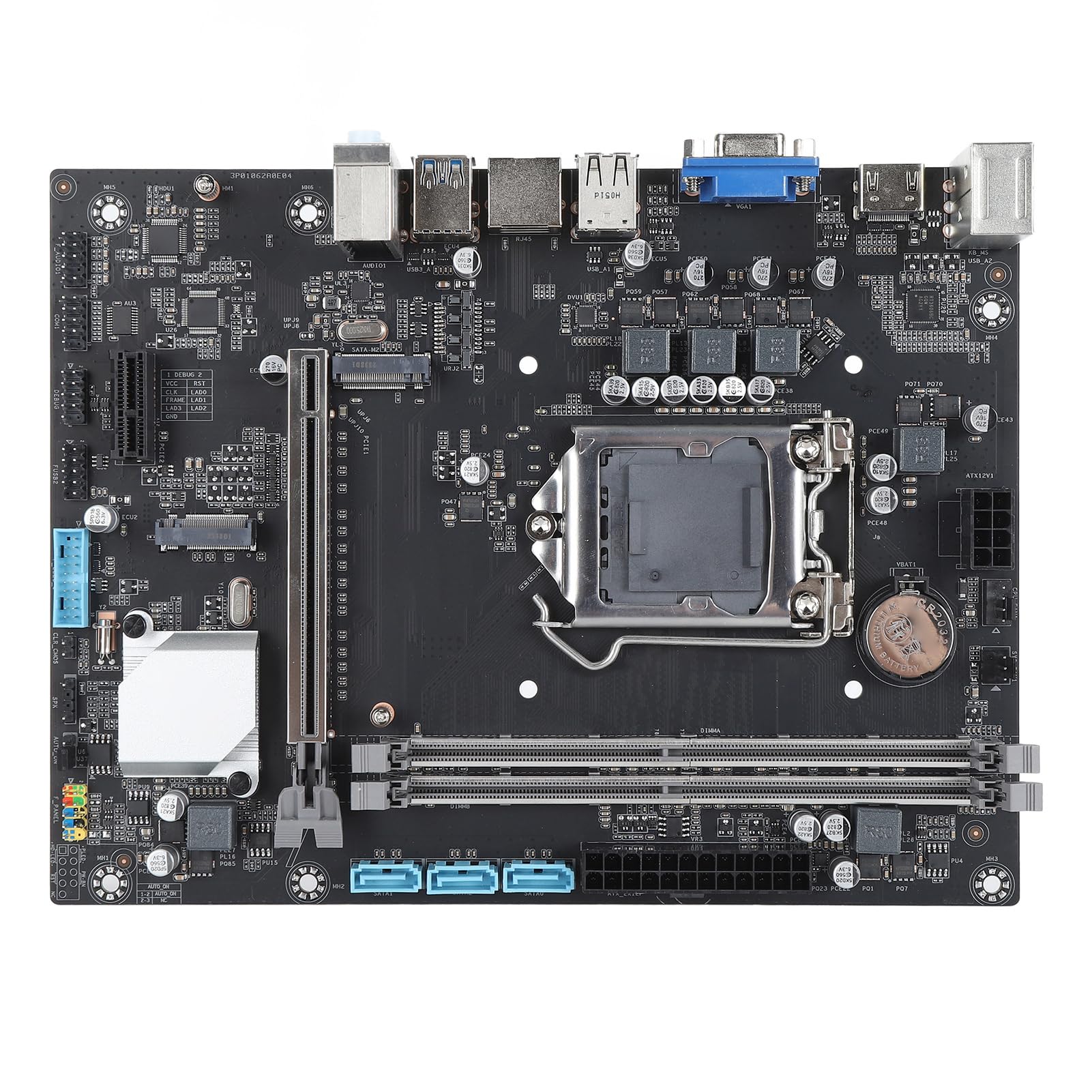 LGA 1151 Placa Base, M ATX DDR4 Red Gigabit HD Salida VGA Placa Madre del Ordenador para Core 6/7/8/9 Gen CPU I3/i5/i7 Serie