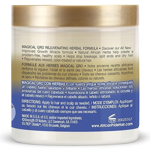 Miniatura 2 de African Pride Magical Gro Fórmula herbaria rejuvenecedora 5.3oz (paquete de 2)