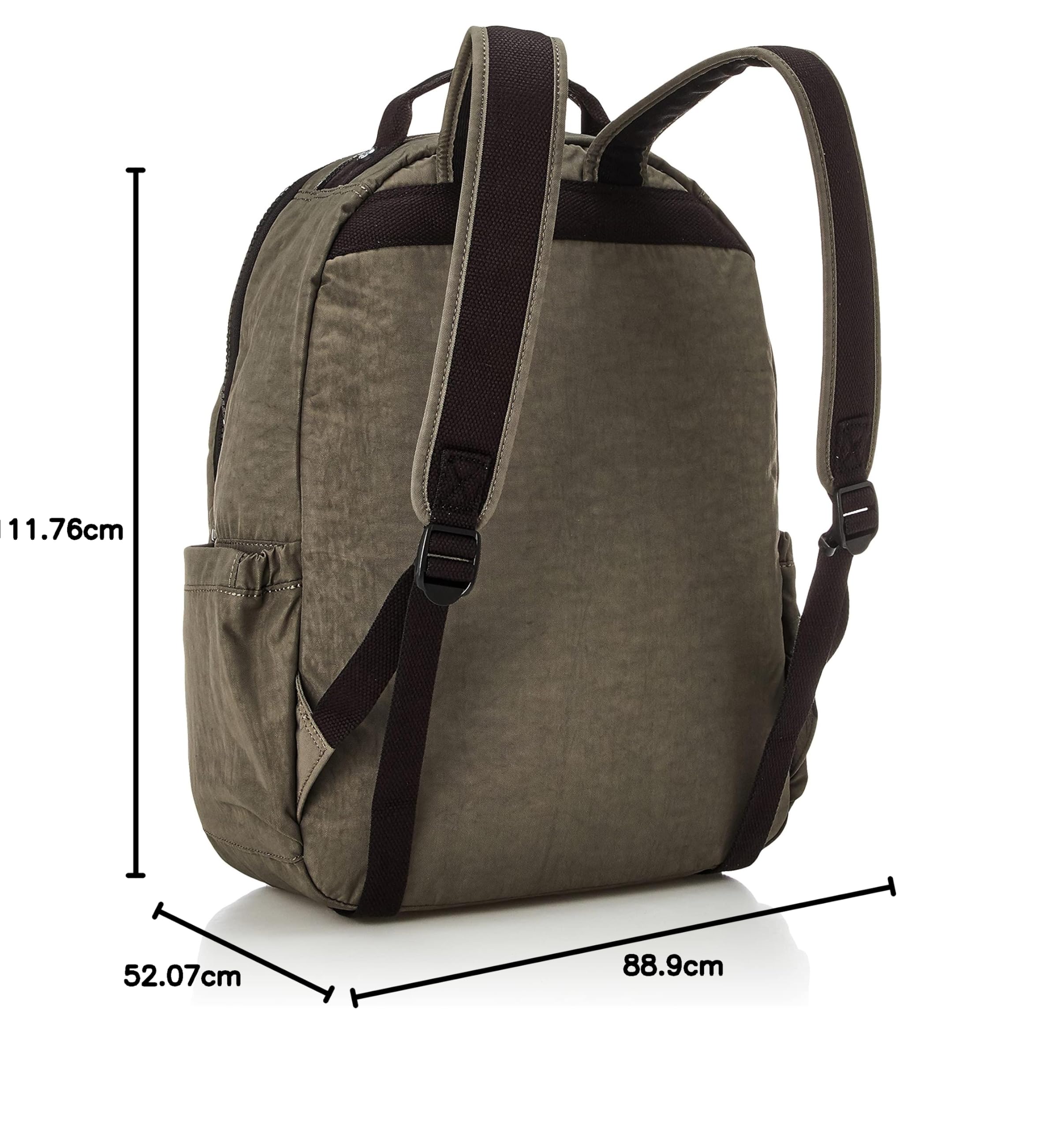 Kipling SEOUL Duży plecak, Green Moss (Zielony)