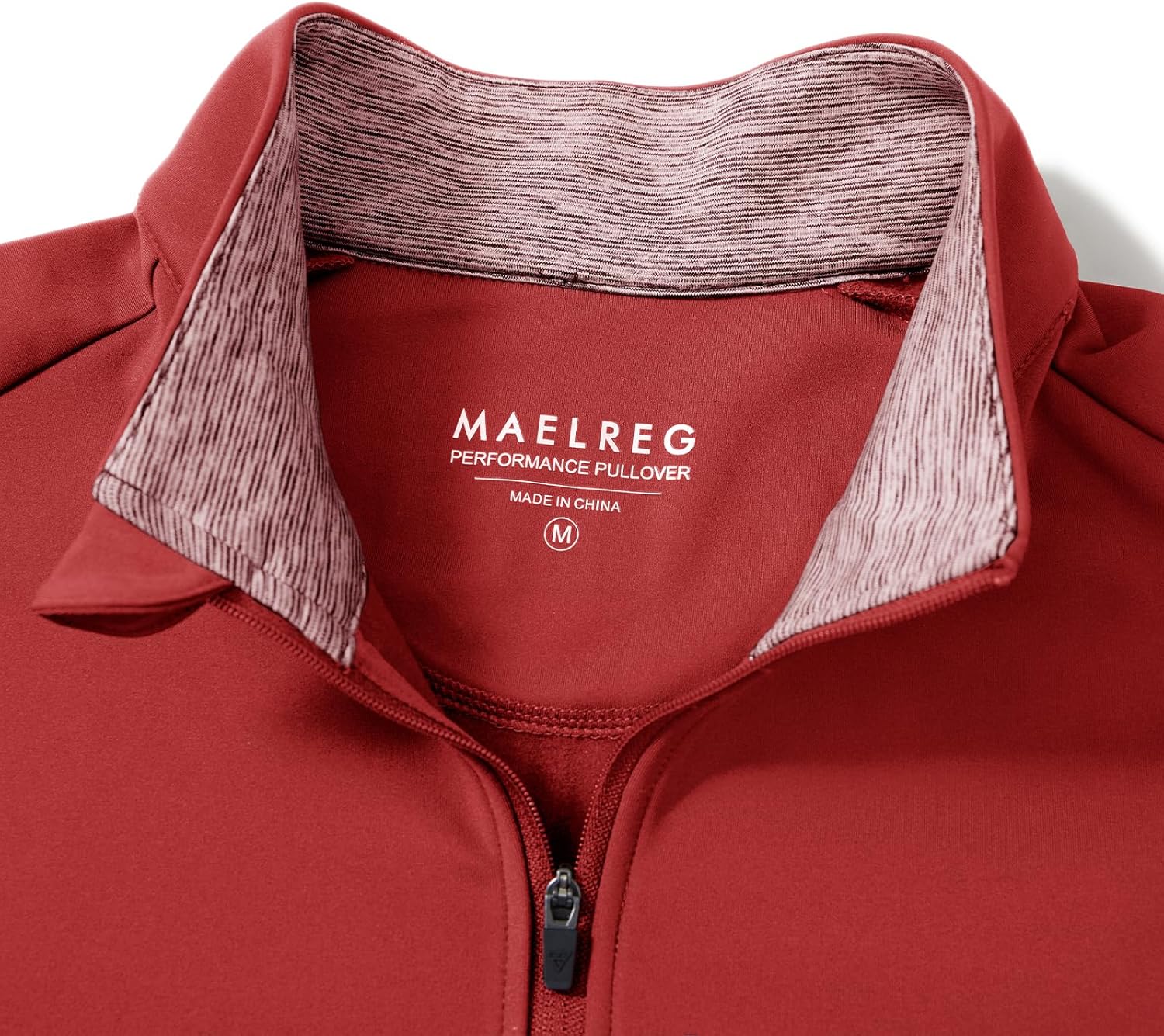 M MAELREG Quarter Zip Pullover Men Moisture Wicking Fleece lined Dry Fit Mock Neck Golf 1/4 Zip Pullover Mens Sweatshirt - Image 4