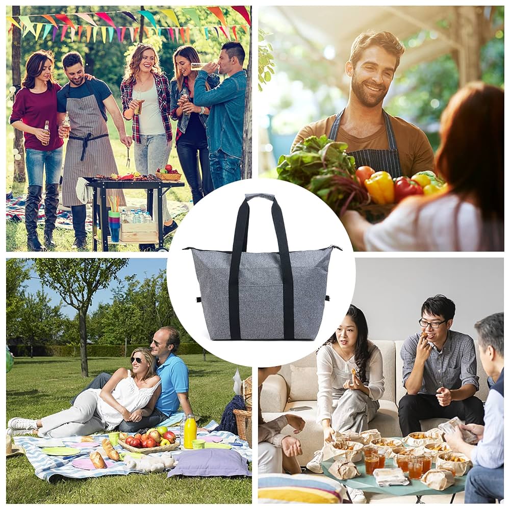 Sac Isotherme Repas Alyvisun 6,5L - Lunch Box Grande Capacité Pour Travail Et Pique-nique