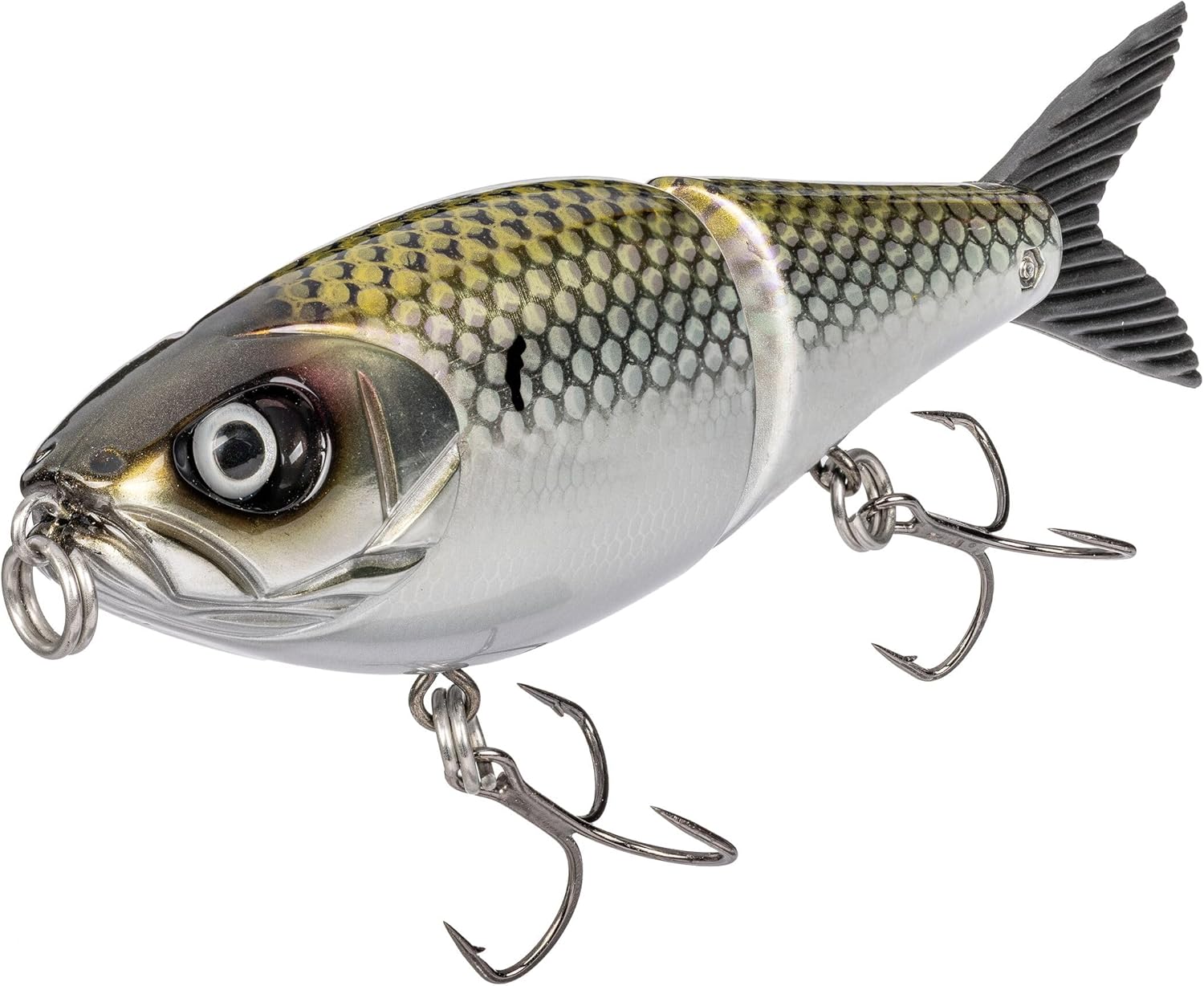 Strike King Hog Father Jr Fishing Lure, Jointed Swimbait, 7-Inches, 2 1/2-Ounces