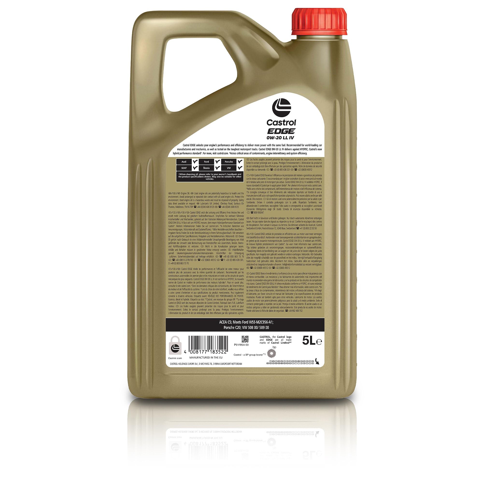 Castrol Edge 0W-20 LL IV 10 L
